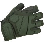 Alpha Fingerless Tactical Gloves - Olive Green - Medium