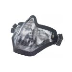 Big Foot V1 Steel Half Face Mask - Black