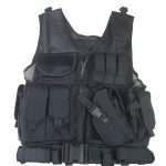 Cross Draw Tactical Vest - Black