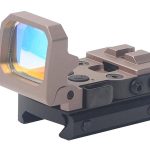 Aim-O Flip-Up Mini Red Dot Reflex Sight (Tan)