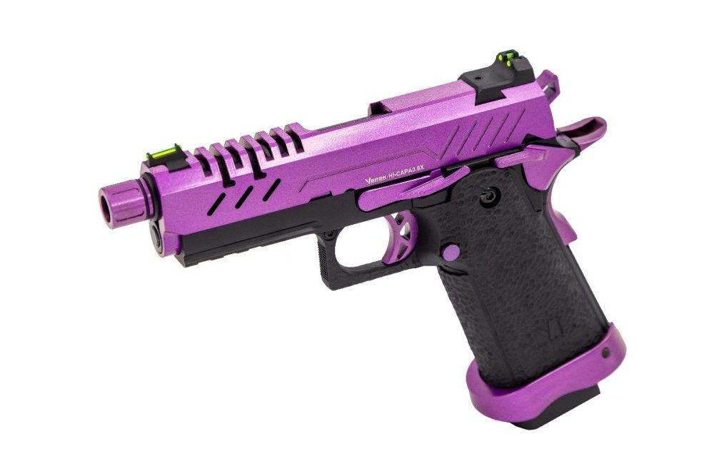 Hi-Capa 3.8 Pro GBB Pistol (Purple|Black)