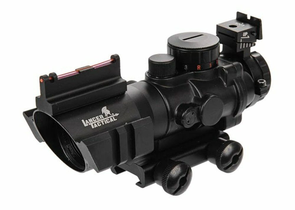 Lancer Tactical 4x32 Red / Green / Blue Illuminated Scope (CA1410)